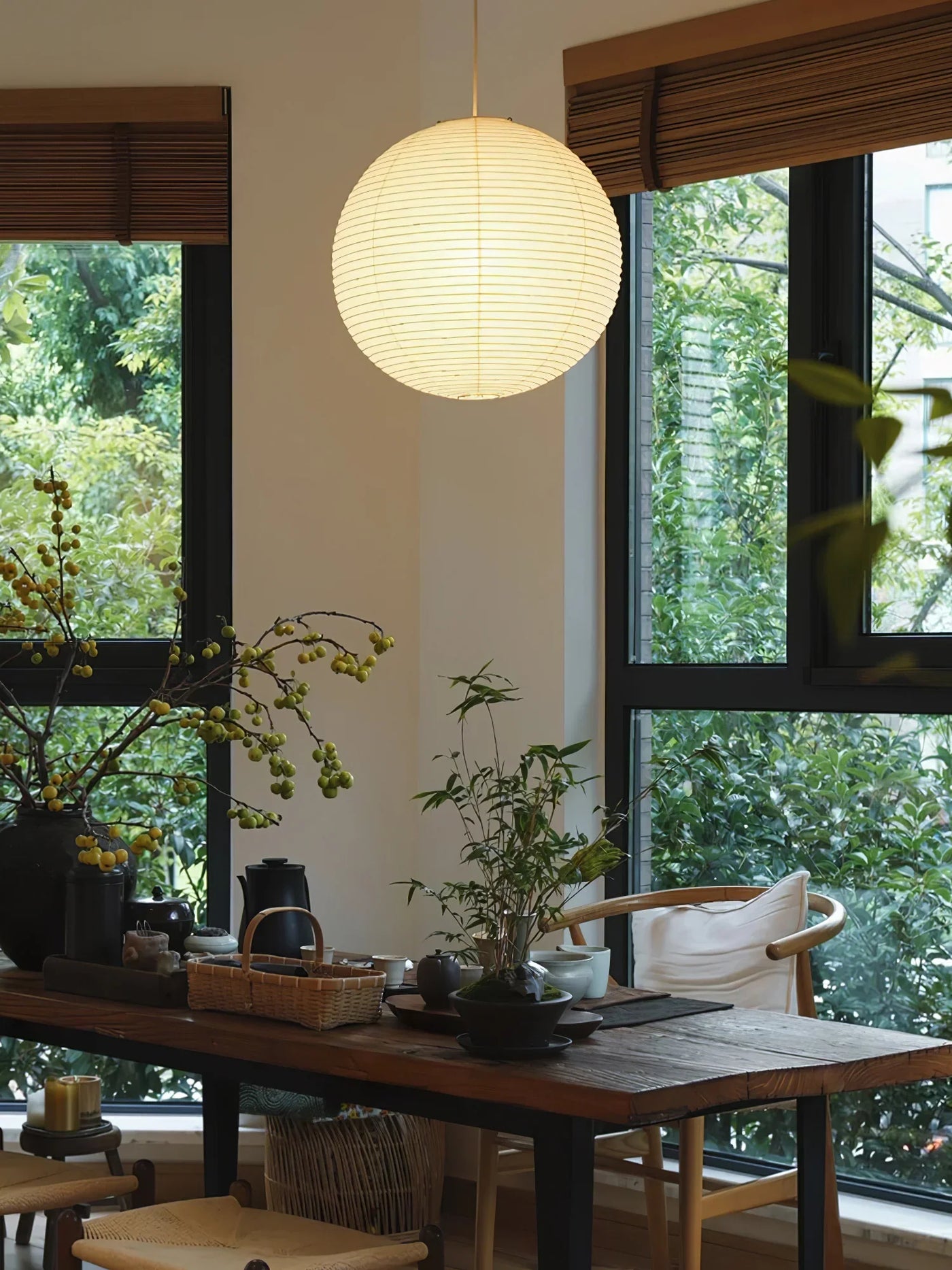 Spanish Alabaster Pendant Light View 7 | Akari A Pendant Swag Light Spanish Alabaster Pendant Light | The Alabaster Edit | JINSHE | JINSHE