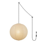 Japanese Paper Swag Curated Washi Paper Pendant – ∅ 21.7 x H 20.5 (2 hooks) finish configuration