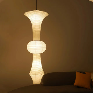 Wabi Sabi Dupont Paper Pendant Light E | Japanese-Style Lantern Ceiling Lamp | JINSHE