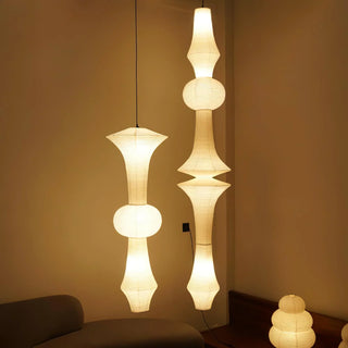 Wabi Sabi Dupont Paper Pendant Light E | Japanese-Style Lantern Ceiling Lamp | JINSHE