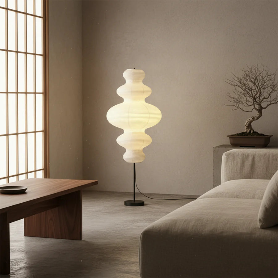 Juni Washi Paper Floor Lamp | JINSHE