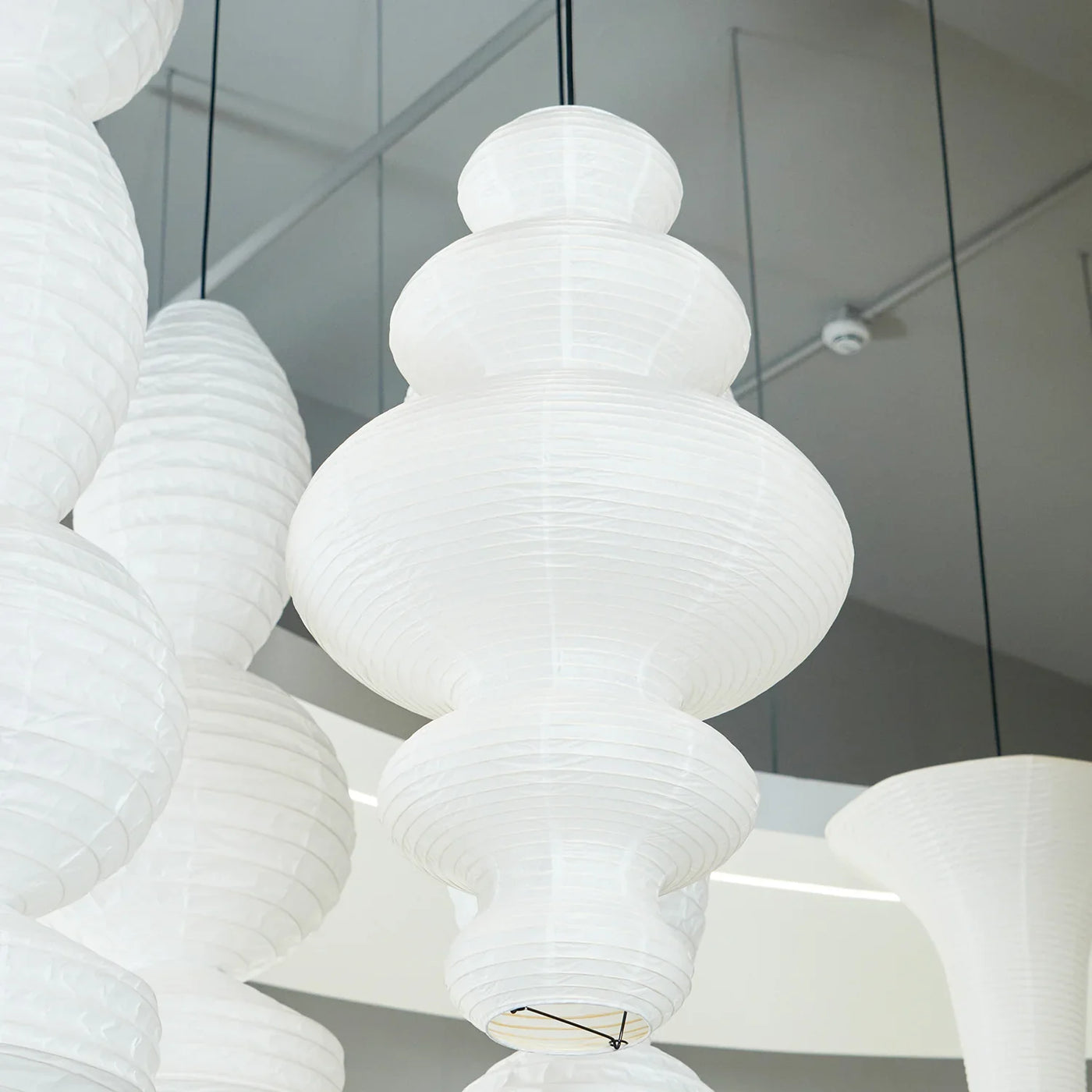 JINSHE Akari Juni Japanese style wabi-sabi wind and paper pendant Pendant Light - product image