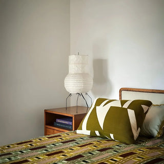 Designer Wabi-Sabi Xuan Paper Table Lamp | Japanese-Style Rice Paper Lantern Lamp | JINSHE