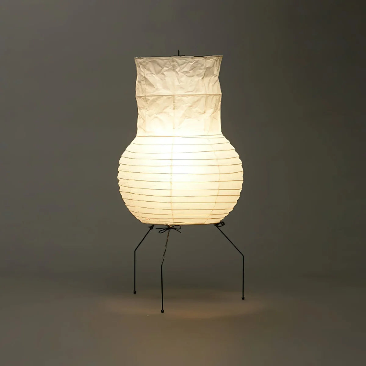 Xuan Paper Table Lamp View 9 | Designer Wabi-Sabi Xuan Paper Table Lamp | Noguchi-Inspired Rice Paper Lantern Lamp | JINSHE | JINSHE