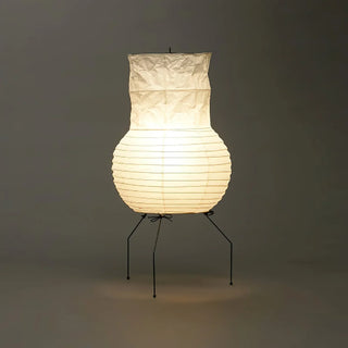 Designer Wabi-Sabi Xuan Paper Table Lamp | Japanese-Style Rice Paper Lantern Lamp | JINSHE