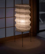 Japanese Washi Paper Floor Lamp View 6 | Akari UF2-31N Washi Paper Floor Lamp | JINSHE | JINSHE