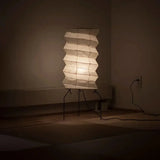 Japanese Washi Paper Floor Lamp View 4 | Akari UF2-31N Washi Paper Floor Lamp | JINSHE | JINSHE