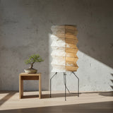 Japanese Washi Paper Floor Lamp View 3 | Akari UF2-31N Washi Paper Floor Lamp | JINSHE | JINSHE