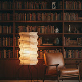 Japanese Washi Paper Floor Lamp View 9 | Akari UF2-31N Washi Paper Floor Lamp | JINSHE | JINSHE