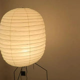 Japanese Washi Paper Floor Lamp View 9 | Akari UF3-DL Washi Paper Floor Lamp | JINSHE | JINSHE