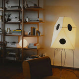 Japanese Washi Paper Floor Lamp View 7 | Akari UF3-Q Washi Paper Floor Lamp | JINSHE | JINSHE