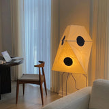 Japanese Washi Paper Floor Lamp View 9 | Akari UF3-Q Washi Paper Floor Lamp | JINSHE | JINSHE