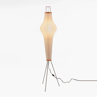 UF4-33N Washi Paper Floor Lamp | Wabi Sabi Japanese Lantern Floor Light | JINSHE