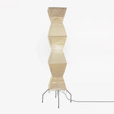 Japanese Washi Paper Floor Lamp View 14 | Noguchi Akari UF4-33N Washi Paper Floor Lamp | Wabi Sabi Japanese Lantern Floor Light | JINSHE | JINSHE