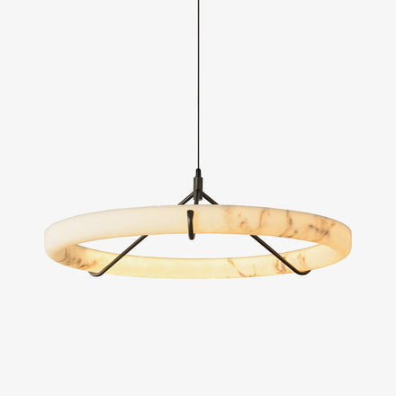 Alabaster Ring Pendant Light