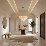 Spanish Alabaster Chandelier View 7 | Alabaster Cascade Tiered Chandelier | JINSHE | JINSHE