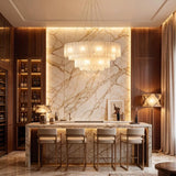 Spanish Alabaster Chandelier View 9 | Alabaster Cascade Tiered Chandelier | JINSHE | JINSHE