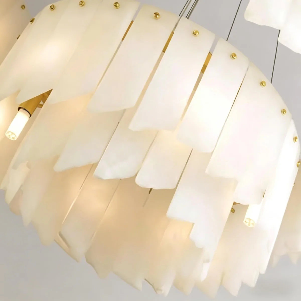 Spanish Alabaster Chandelier View 12 | Alabaster Cascade Tiered Chandelier | JINSHE | JINSHE