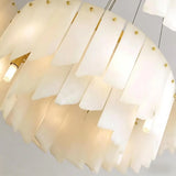 Spanish Alabaster Chandelier View 12 | Alabaster Cascade Tiered Chandelier | JINSHE | JINSHE