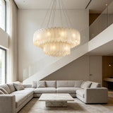 Spanish Alabaster Chandelier View 6 | Alabaster Cascade Tiered Chandelier | JINSHE | JINSHE