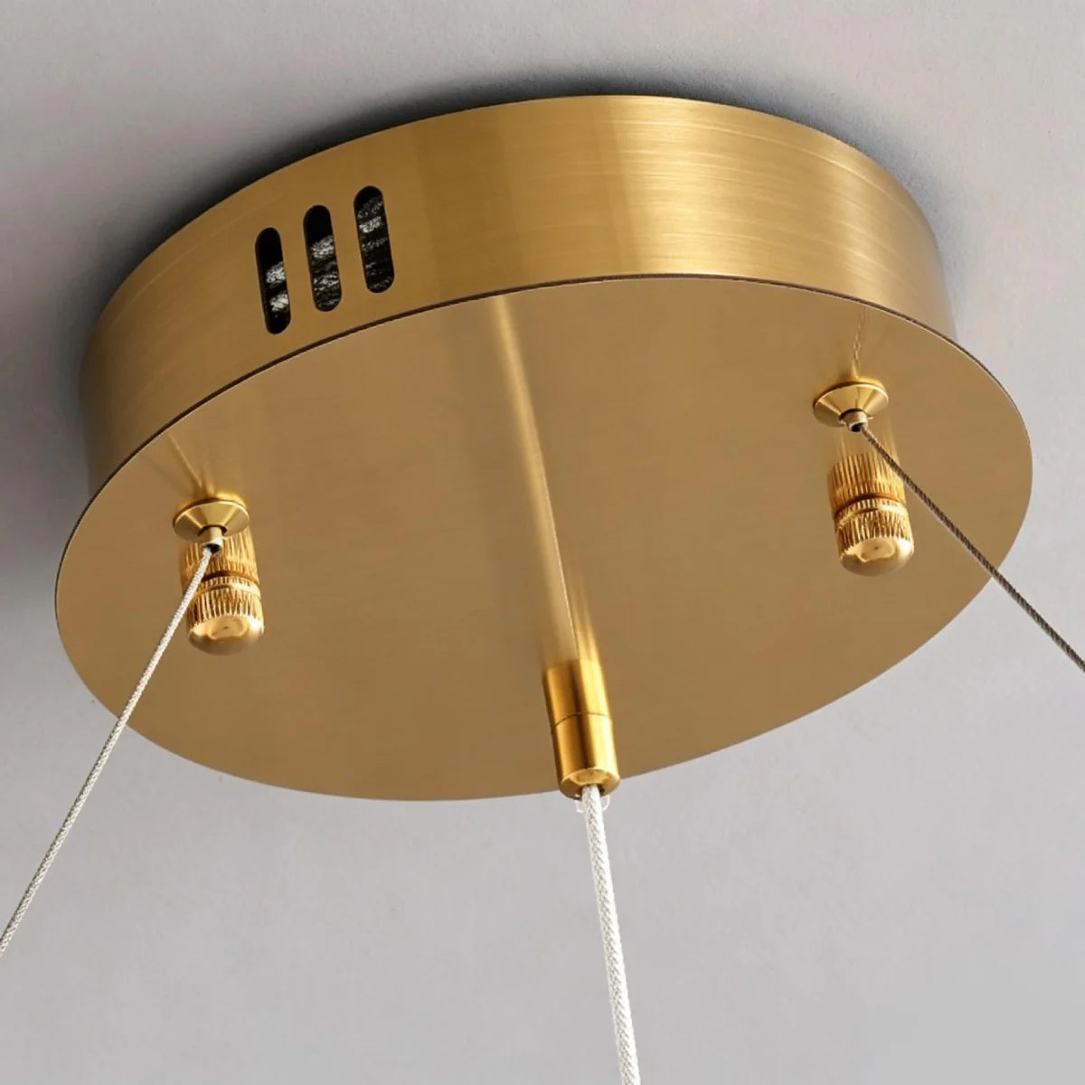 JINSHE Natural Spanish alabaster ball ring chandelier | Light luxury style Chandelier - product image