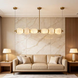 JINSHE Spanish Alabaster Full Copper Chandelier | Modern Luxury Chandelier for Restaurants and Bars Chandelier - product image