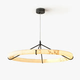 Spanish Alabaster Pendant Light | Natural Spanish Alabaster Ring Pendant Light | Wabi Sabi Lighting | JINSHE | JINSHE