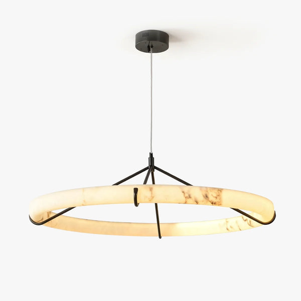Alabaster Ring Pendant Light