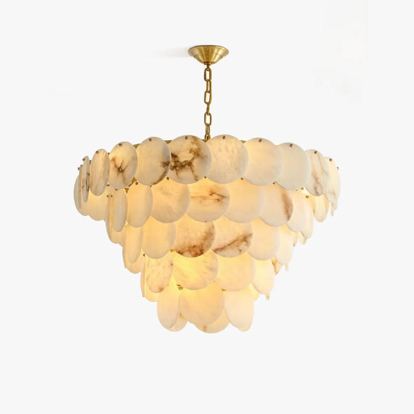 Alabaster Shell Chandelier
