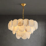 Spanish Alabaster Chandelier View 5 | Alabaster Shell Chandelier | JINSHE | JINSHE