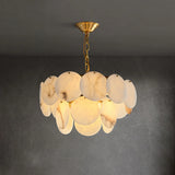 Spanish Alabaster Chandelier View 20 | Alabaster Shell Chandelier | JINSHE | JINSHE