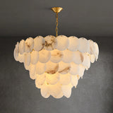 Spanish Alabaster Chandelier View 7 | Alabaster Shell Chandelier | JINSHE | JINSHE