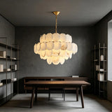 Spanish Alabaster Chandelier View 18 | Alabaster Shell Chandelier | JINSHE | JINSHE