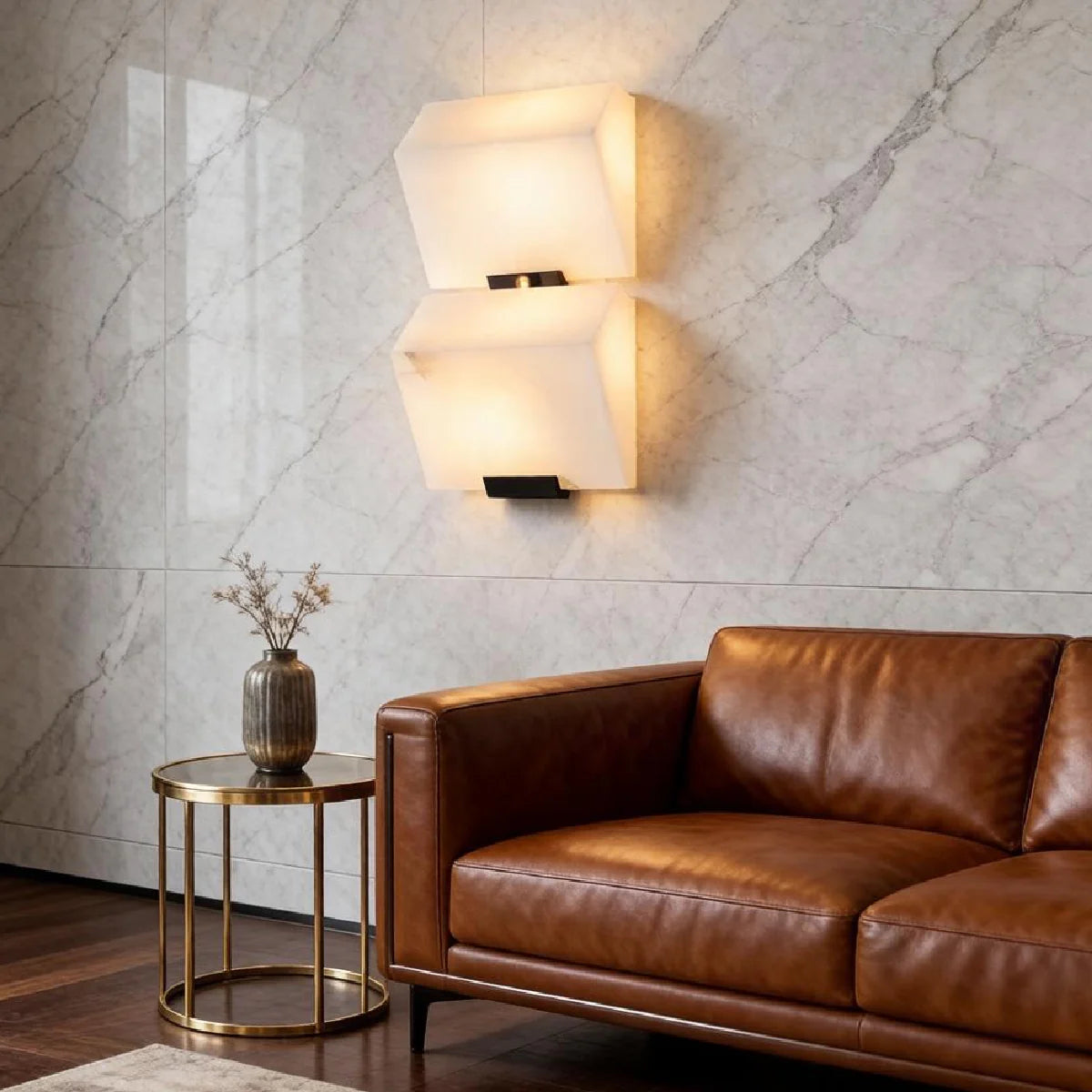 Spanish Alabaster Wall Lamp View 8 | Alabaster Staircase Wall Lamp | JINSHE | JINSHE