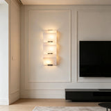 Spanish Alabaster Wall Lamp View 3 | Alabaster Staircase Wall Lamp | JINSHE | JINSHE
