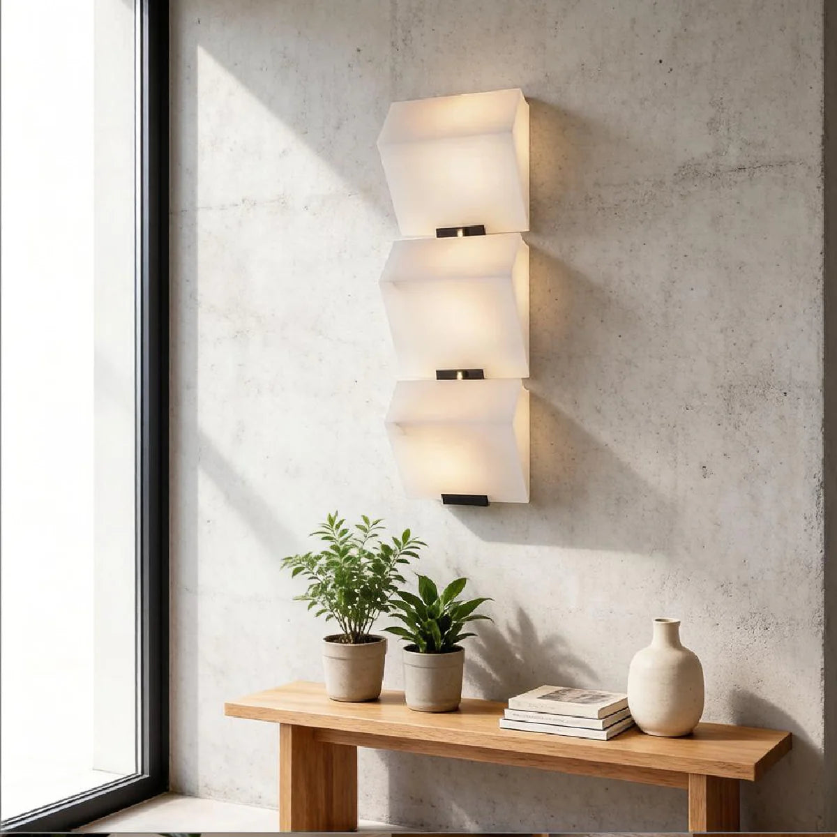 Spanish Alabaster Wall Lamp View 5 | Alabaster Staircase Wall Lamp | JINSHE | JINSHE