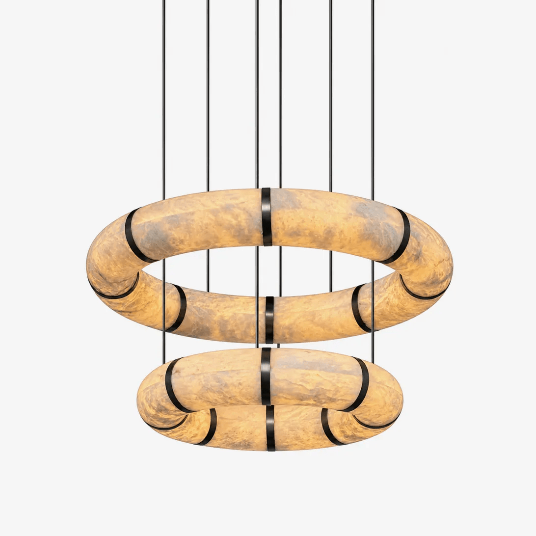 Alabaster Ring Minimalist Chandelier – Alabaster Chandelier