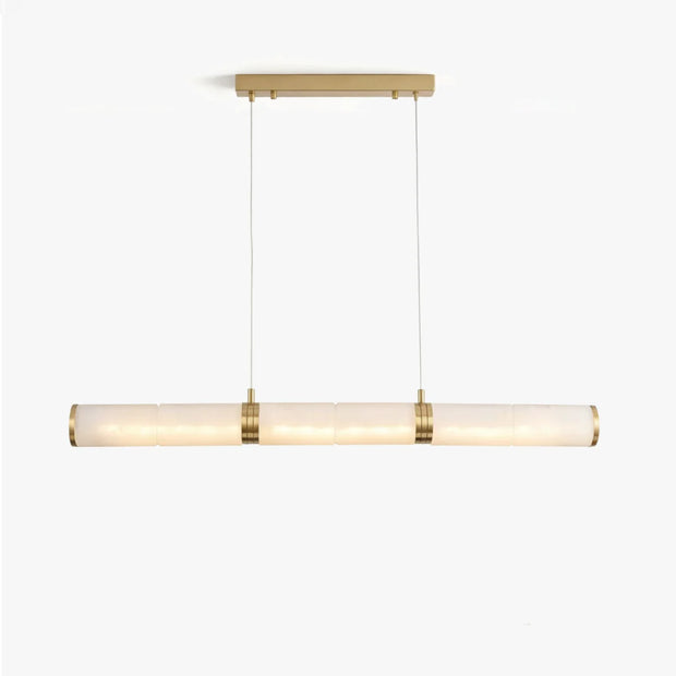 Marble & Solid Brass Ultra-Thin Disc Pendant Light | Modern Luxury for Dining Room & Bar | JINSHE
