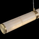 Spanish Alabaster Pendant Light View 11 | Marble & Solid Brass Ultra-Thin Disc Pendant Light | Modern Luxury for Dining Room & Bar | JINSHE | JINSHE