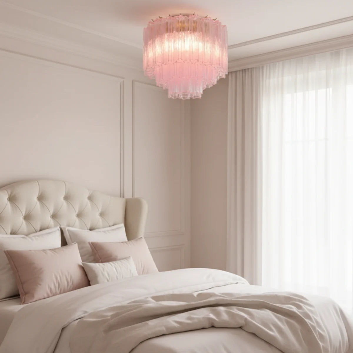 Hand-Blown Murano Glass Alric Ceiling Light | Quiet Luxury Lighting | JINSHE