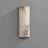 Spanish Alabaster Wall Lamp View 13 | Natural Spanish Alabaster Alvia Ribbed Wall Lamp | Wabi Sabi Lighting | JINSHE | JINSHE