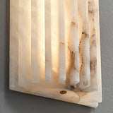Spanish Alabaster Wall Lamp View 11 | Natural Spanish Alabaster Alvia Ribbed Wall Lamp | Wabi Sabi Lighting | JINSHE | JINSHE
