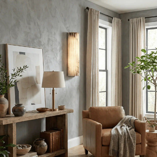 Alvia Ribbed Wall Lamp