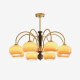 Petala Amber Art Glass Chandelier – Amber Art Glass Chandelier