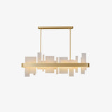 Amelie Curated Solid Brass Chandelier – macro detail view