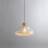 Amorine Curated Amber Art Glass Pendant Light – Dia 30cm x H 18cm  ∅ 11.8 x H 7 finish configuration #1 #2 #3