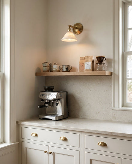 Anthemion Alabaster Wall Sconce