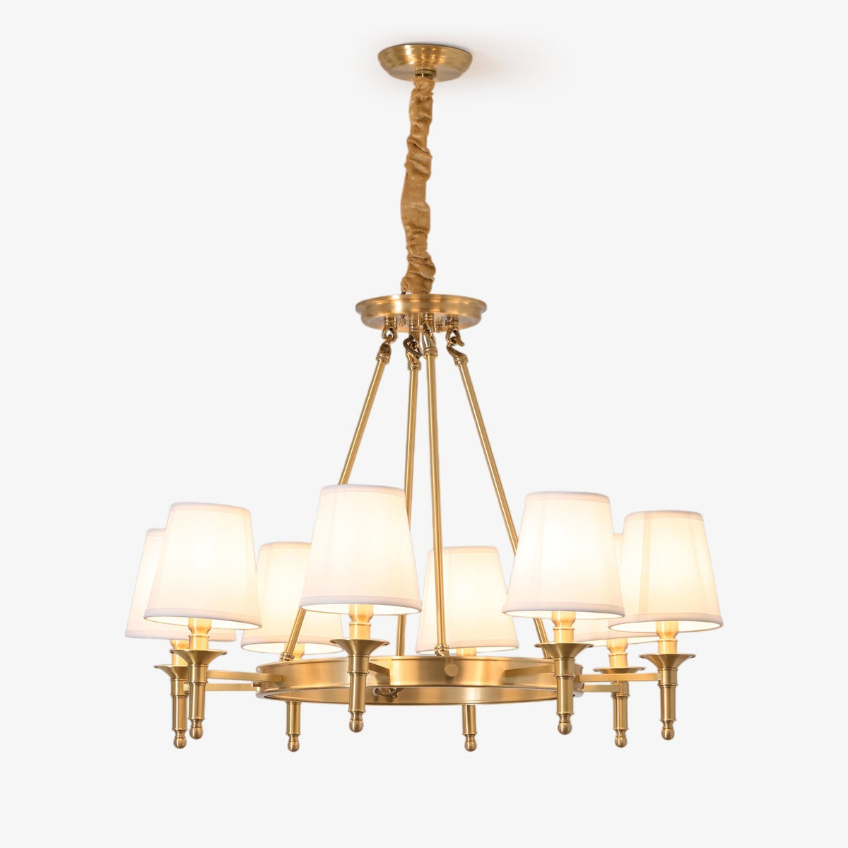Antique Brass Curated Solid Brass Chandelier – Solid Brass Chandelier