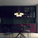 Glass Sphere Cluster Chandelier – Ambient Illumination in Luxury Interior Setting View 11