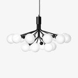 Glass Sphere Cluster Chandelier – Ambient Illumination in Luxury Interior Setting View 12